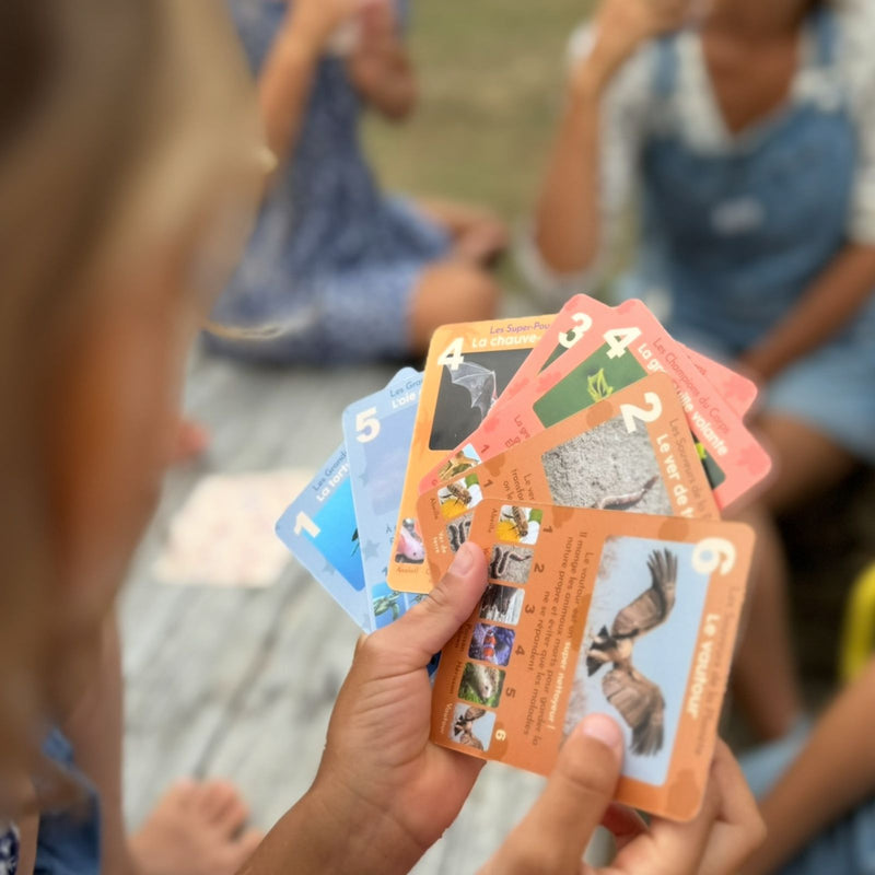 Cartes éventail animaux rigolos