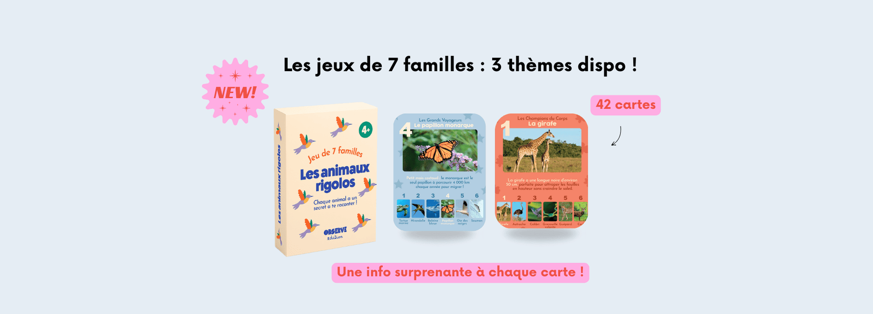 jeux de 7 familles nouveautés observe