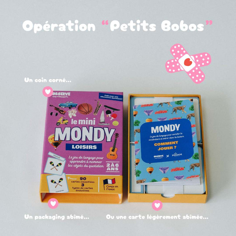 Petits Bobos coffret abîmé loisirs