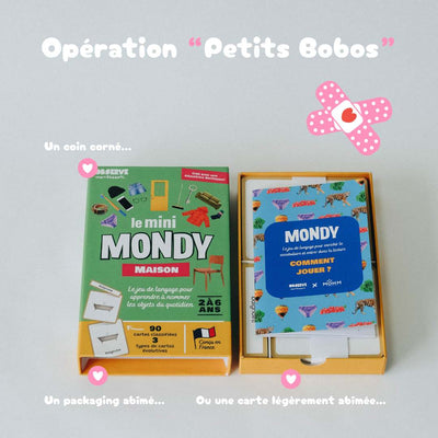 Petits bobos coffret abîmé maison