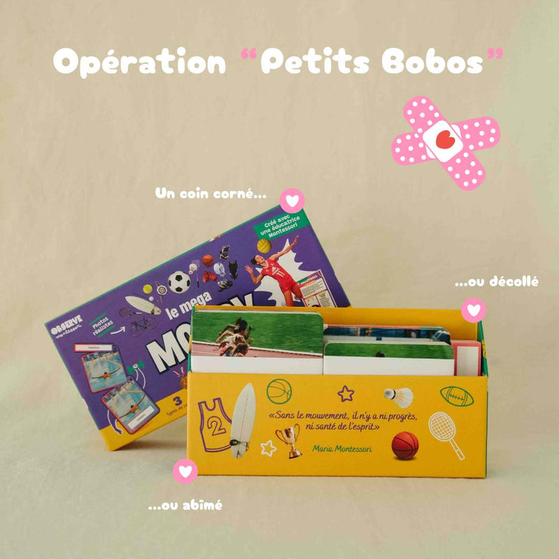 Petits bobos coffret abîmé sport