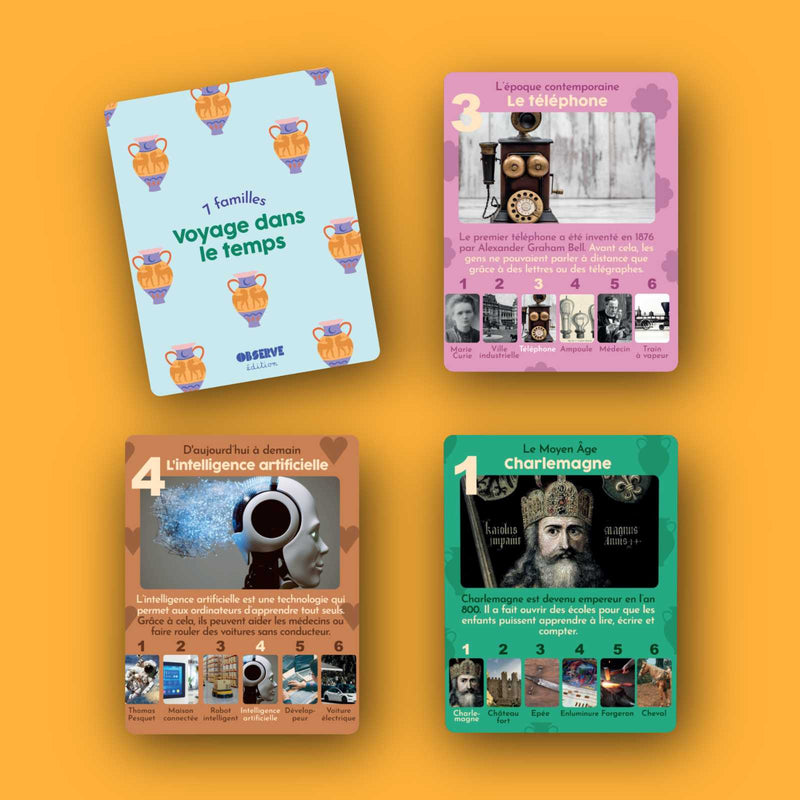 7 familles histoire cartes