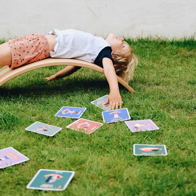 10 Cartes de Yoga Enfant + Pochon de rangement